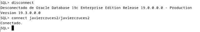 Verificación de conexión en Oracle2