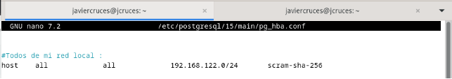Configuración de pg_hba.conf