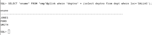 Consulta combinada entre Oracle y PostgreSQL